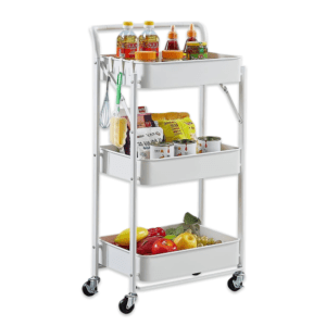 Rack Cart White [ 3-Layer ]