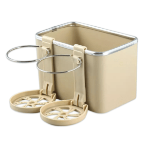 Car Armrest Box And Paper Towel Beige