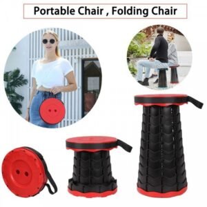 Multicolor Portable Travel Retractable Stool