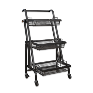 Rack Cart PSR Black 3-Layer