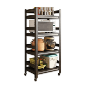 Rack Steel Heavy Duty Black [ 4-Layer ]