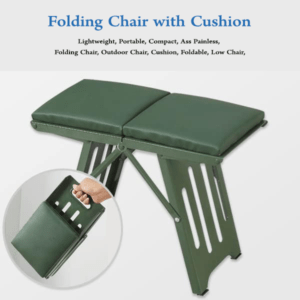 Folding Stool With Cushion