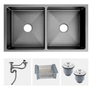 Sink Stainless Steel Black [ Quality B ] 85 x 45 mm