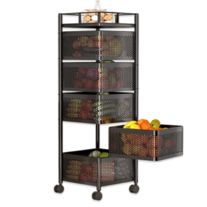 Rack Square Black 5-Layer
