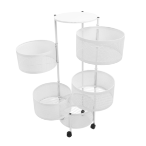 Rack Round White 5-Layer