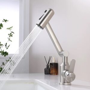 Kitchen Tap Faucet Black/Chrome