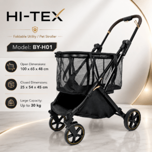 Foldable Shopping Cart Black