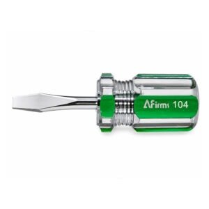 Flat Head Screwdriver Green 4"