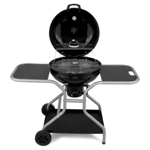 BBQ Grill With Stand Black