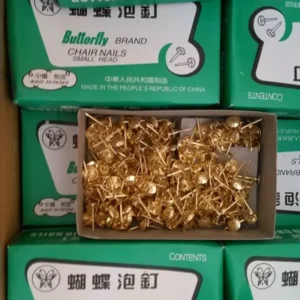 Butterfly Chair Nails Gold
